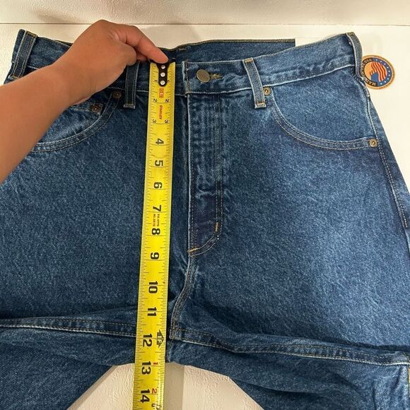 Vintage Carhartt Made in USA Relaxed Fit Jean Shorts NWT | 15oz Denim size 31 - Picture 11 of 13